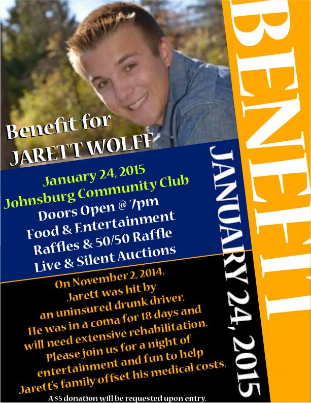 Benefit for Jarrett Wolff